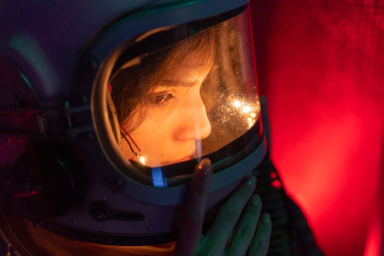 Collage of top sci-fi audiobooks including Dune, The Martian, and Project Hail Mary — perfect for fans of science fiction stories, dystopian themes, and space adventure audio narration.