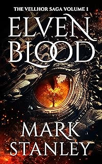 elven blood (volume 1 of the vellhor saga) : a fantasy realms novel cover