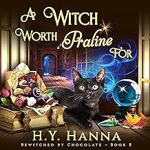 a witch worth praline for: bewitched by chocolate mysteries, book 8 cover