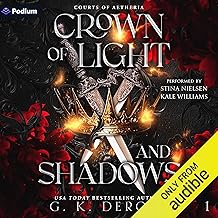 crown of light and shadows: courts of aetheria, book 1 cover