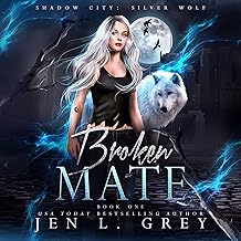 broken mate: shadow city: silver wolf, book 1 cover