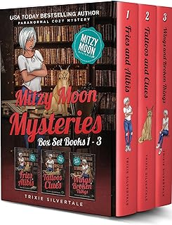 Mitzy Moon Mysteries Books 1-3: Paranormal Cozy Mystery (Mitzy Moon Mysteries Box Set Book 1) cover